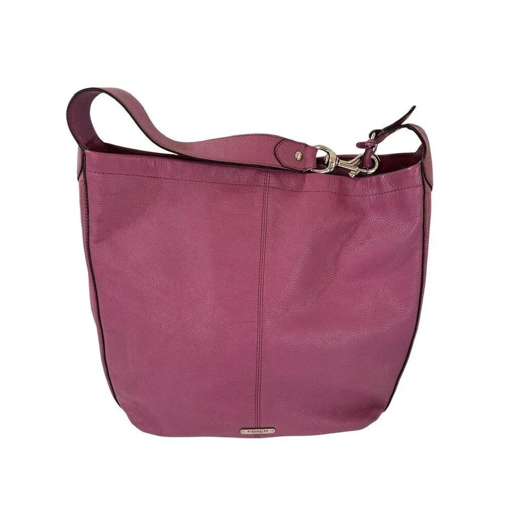 COACH - F23309 Leather Hobo Shoulder Bag Rose Pink